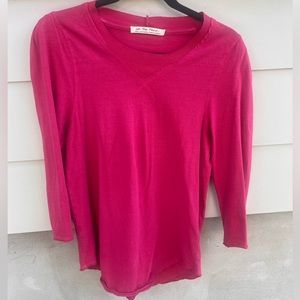 FREE PEOPLE 3/4 sleeve shirt- size small